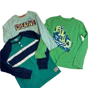 OshKosh B'gosh Creative and Build Long Sleeve Tees